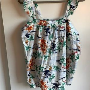Old Navy Tropical Tank Top